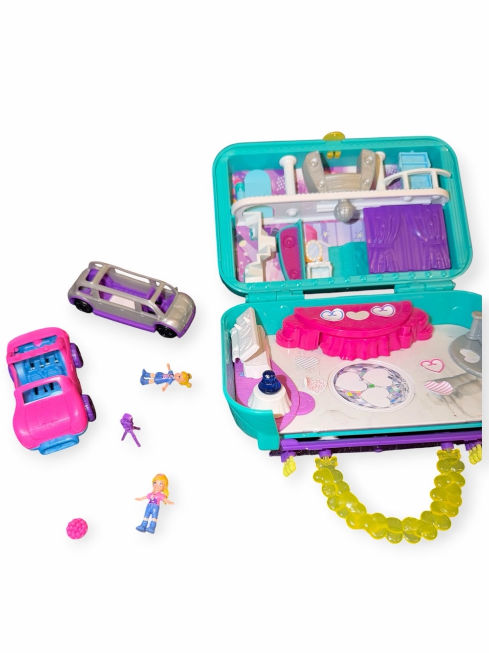 Polly Pocket Hidden Places Dance Par-taay Case Playset